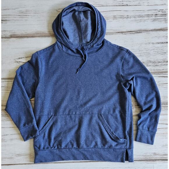 Champion Blue Stripe Hoodie sz L - Picture 1 of 5